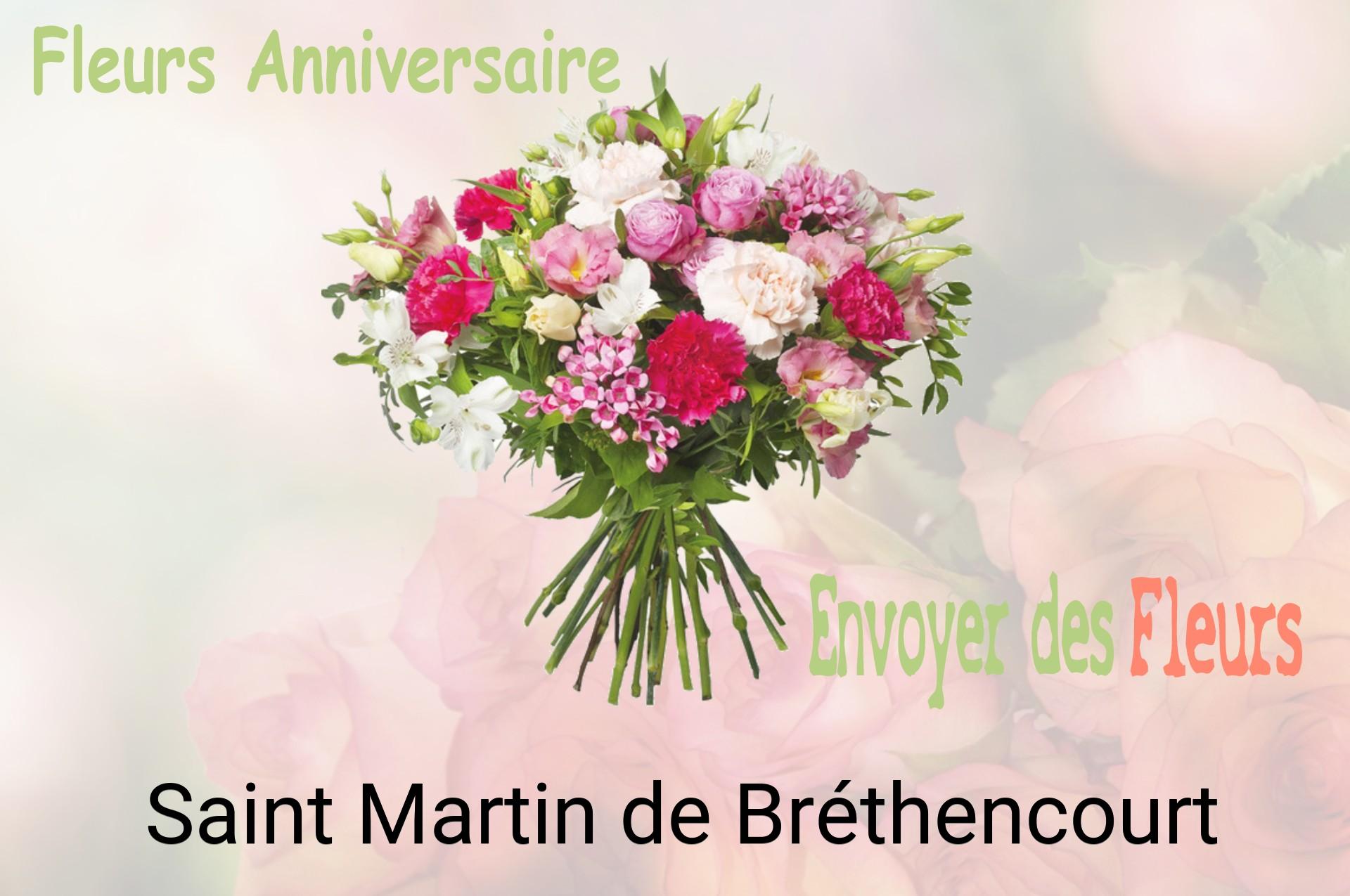 Bouquet de fleurs d’anniversaire livré à Saint-Martin-de-Bréthencourt